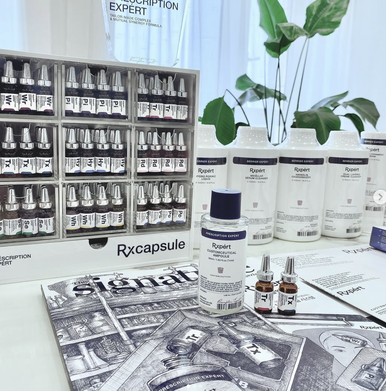 Rxpert 九大膠囊陳列與產品系列